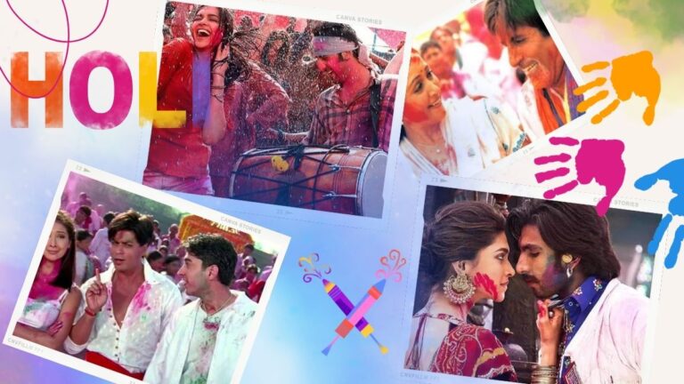 Holi scenes in movies