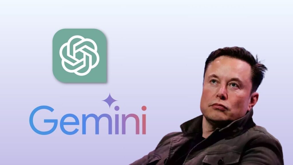 Elon Musk warns against Google Gemini and ChatGPT